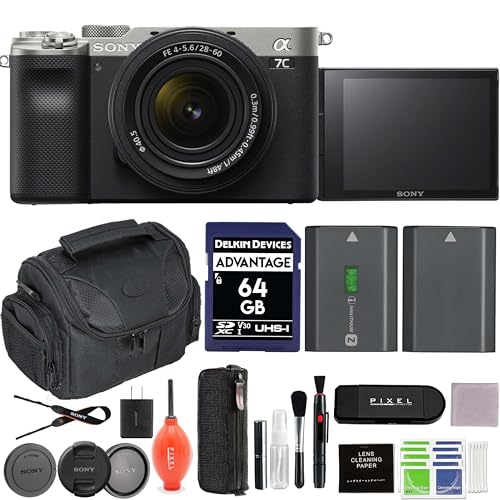 SONY α7C ミラーレス一眼 28-60mmレンズ付き Amazon | Sony Alpha a7C ミラーレスデジタルカメラ FE 28~60mm